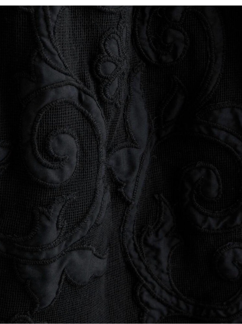 Abercrombie & Fitch Black Dress with Puff Sleeves L - Picture 16 of 16